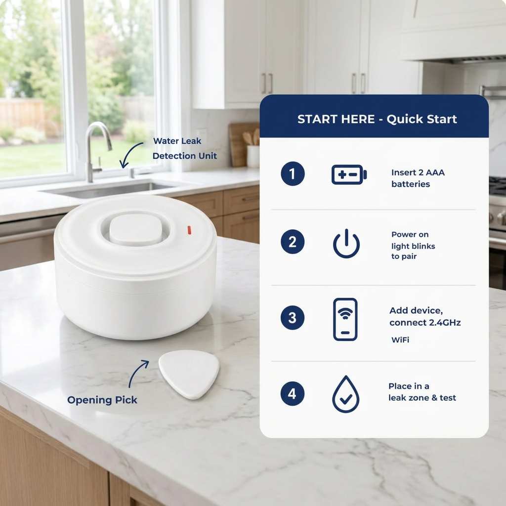 Dovelka™  Water Leak Detector